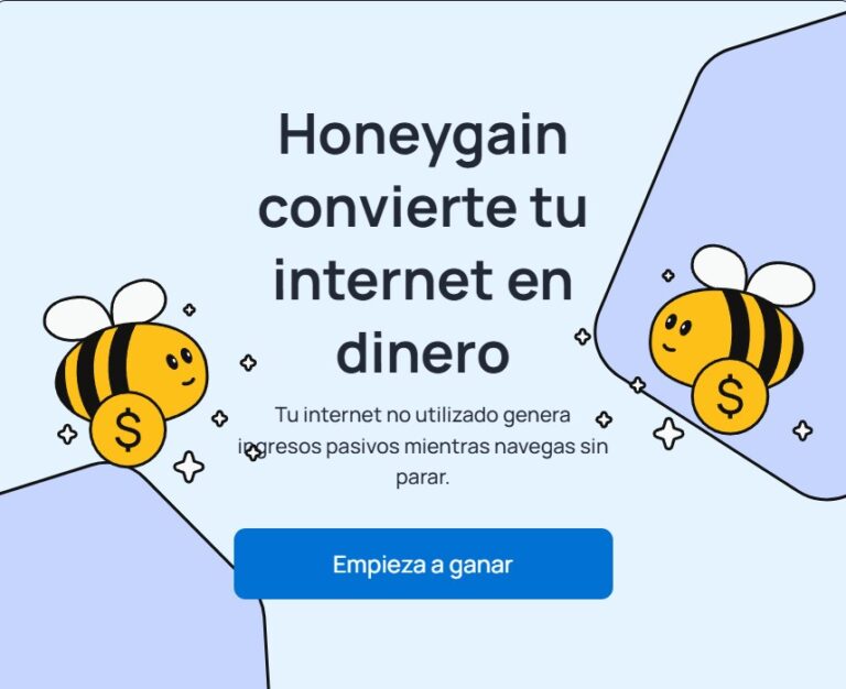 HONEYGAIN CONVIERTE INTERNET EN DINERO
